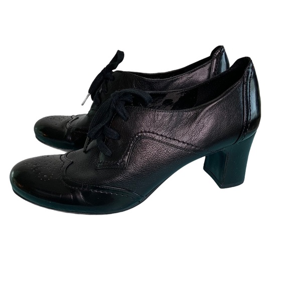 Naturalizer Size 8N Black Oxford Heel Lace up Vegan and leather - Picture 7 of 8